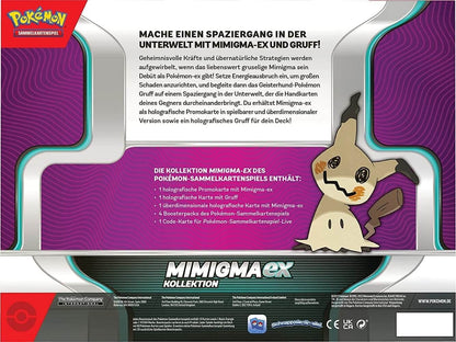 Pokemon Mimigma ex Kollektion Deutsch Boosterpacks Sammelkarten 2023 TCG NEU&OVP