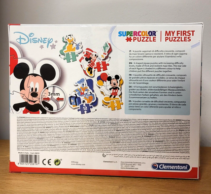 Clementoni Disney Mein erstes Puzzle 4 Formpuzzles / Maxipuzzle Kinderpuzzle ab 2 Jahren NEU