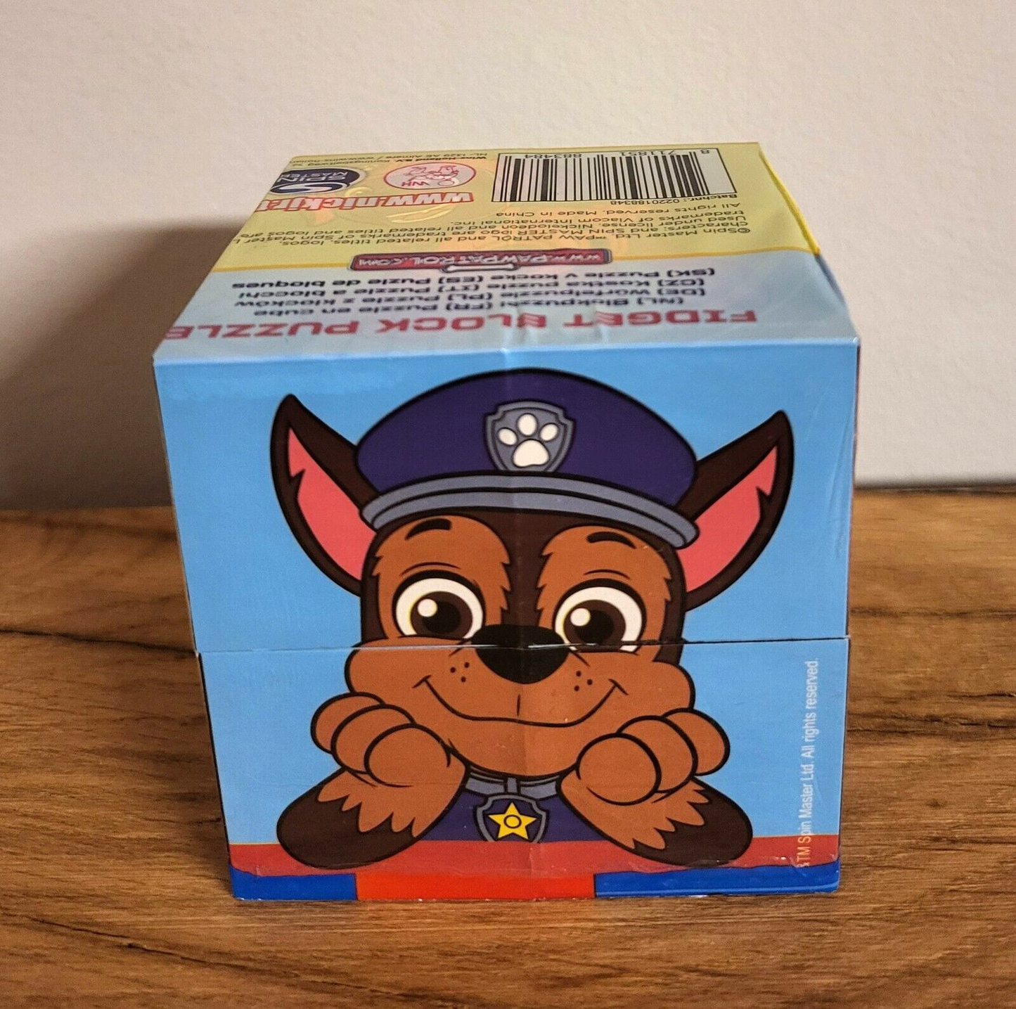 Nickelodeon Paw Patrol Würfelpuzzle 4Teile Fitget Block Puzzle Spielzeug NEU&OVP