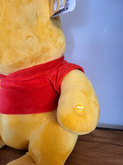Disney Winnie Puuh XXL Plüsch groß Stofftier sitzend Kuscheltier Plüschfigur Pooh mit SOUND NEU
