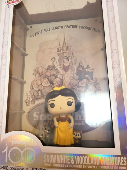 Disney 100 Jahre/ 100th Anniversary POP Vinyl Figur Movie Posters Schneewittchen HARTCASE #09 NEU