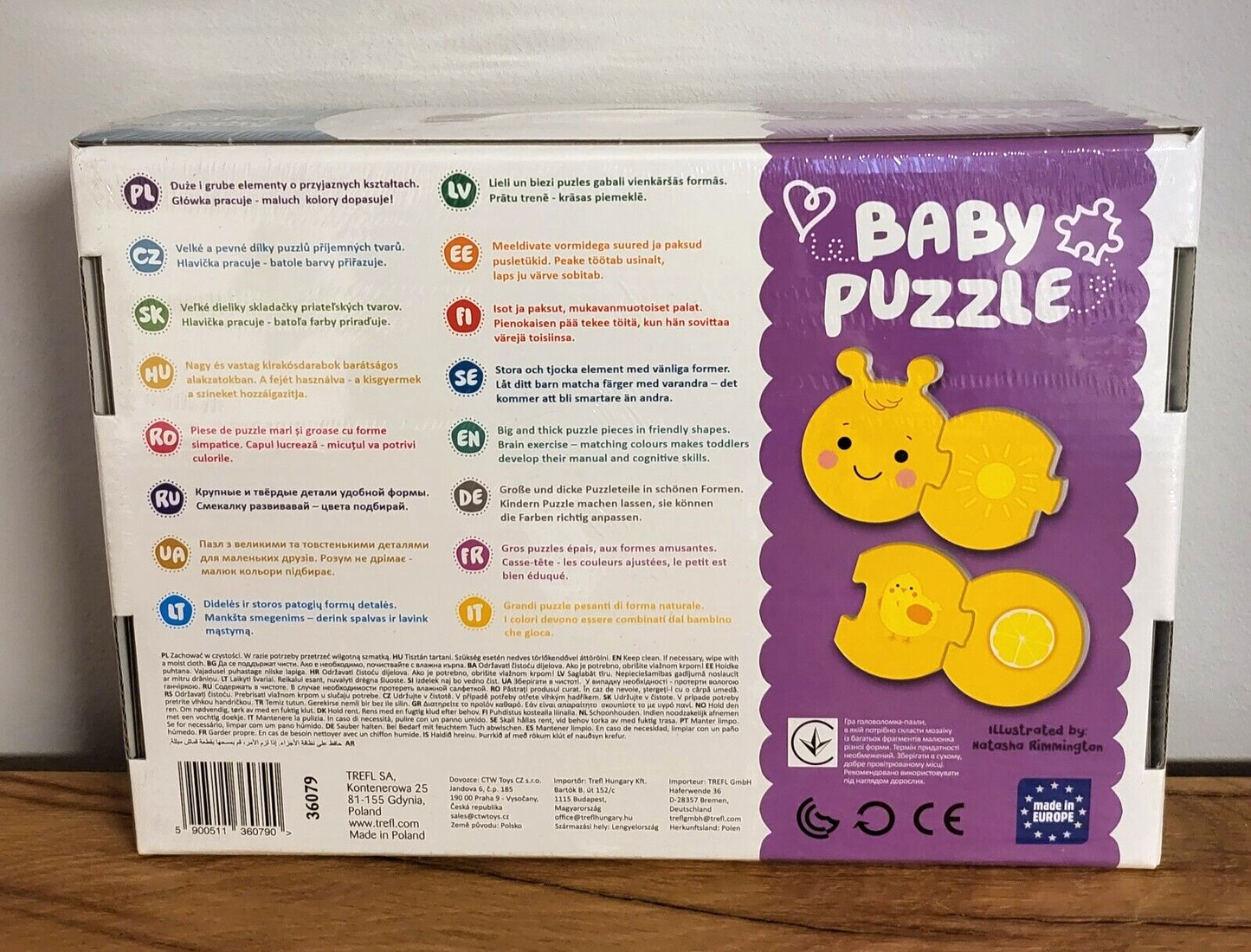Puzzle Baby Trefl Kinder Farben Sortierer ab 1 Jahr Spielzeug Maxi Große Teile