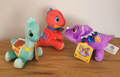 Dino Plüsch Stofftier Kuscheltier Ranch Mini Dinosaurier Spielzeug 15cm NEU