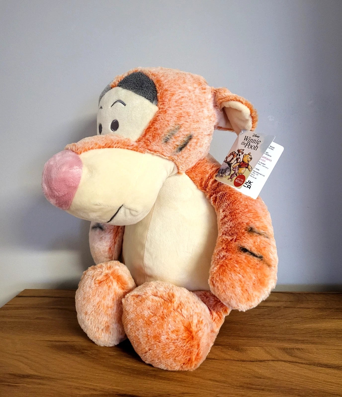 Disney XXL Plüsch Stofftier Kuscheltier Tigger aus Winnie Puuh Figur Plüschtier Gross 50cm Snuggle Time NEU