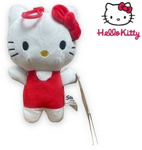 Hello Kitty Plüsch Schlüsselanhänger Bagclip Tasche Kinder Spielzeug ca. 17cm