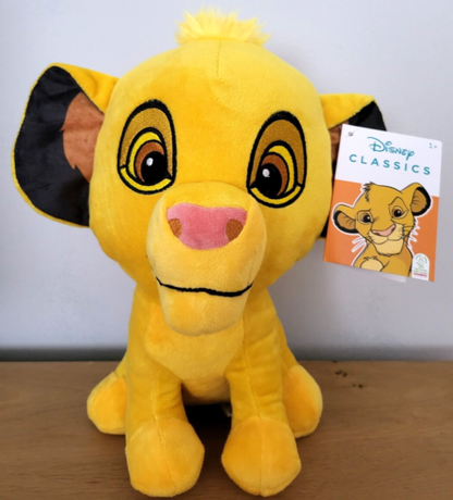 Disney Simba Plüschtier König der Löwen Lion King Stofftier Kuscheltier mit Sound NEU 28cm