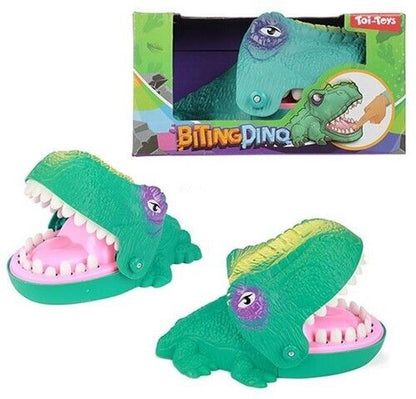 Spiel Beißtier Beißender Finger Dino Dinosaurier Kinder Spielzeug Party Tischspiel Zähne